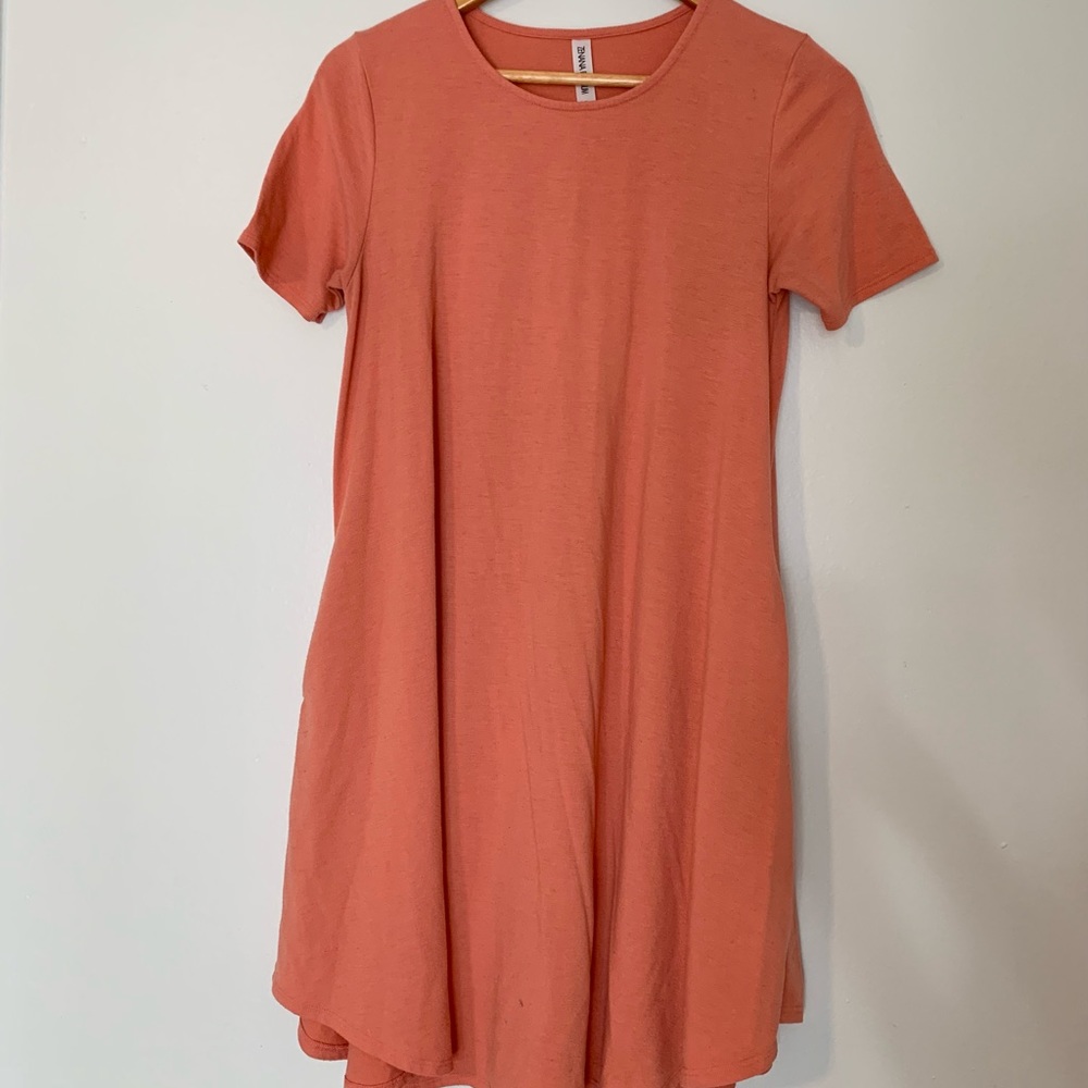 Pink Maxi Dress with Pockets